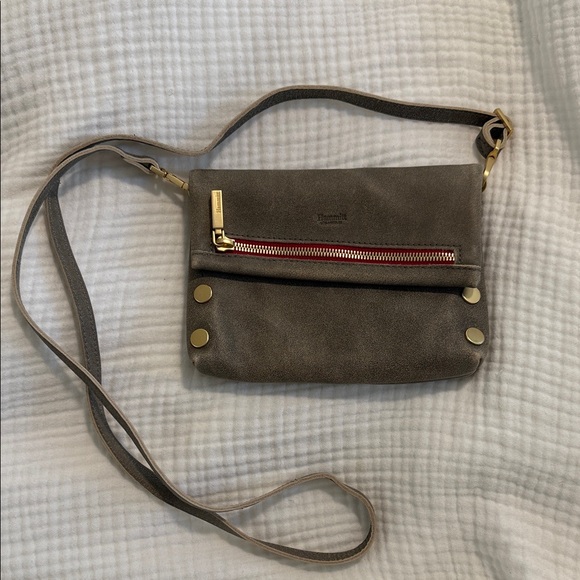 Hammitt Gray and Gold Crossbody Bag - Picture 3 of 7